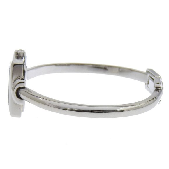 GUCCI Bangle watch Watches 1900L blackDial Stainless Steel Quartz Analog d... - Picture 4 of 13